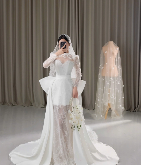 Sản phẩm váy cưới ngắn 1
