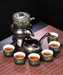 Bộ ấm pha trà cối xay