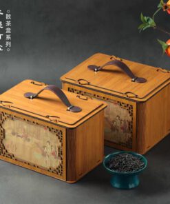 Hộp đựng trà bằng gỗ cao cấp